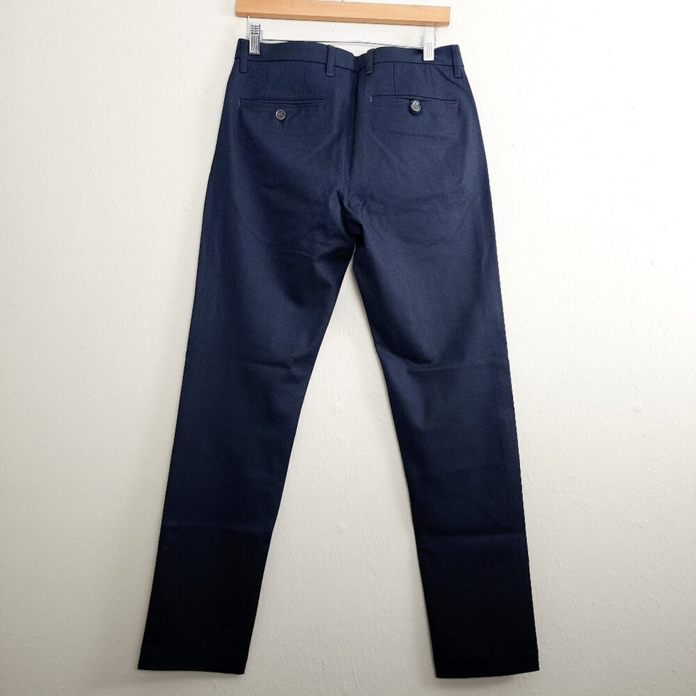 Ted Baker London Speck Semi Plain Navy Blue Slim Fit Dress Pants Trouser NWT 30R - Picture 7 of 10